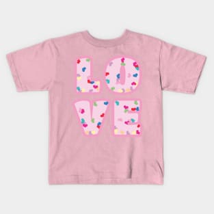 Happy Valentine Day - LOVE Kids T-Shirt